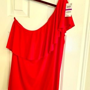 INC One shoulder top 2x
